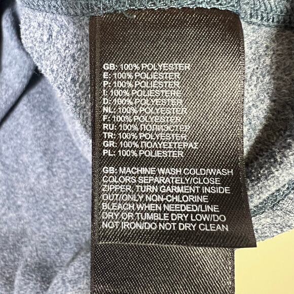 The North Face 1/4 Zip Pullover Mens L Blue Performance Fleece Outdoor Gorpcore - Picture 5 of 5